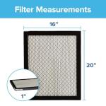 Filtrete 16x20x1 Air Filter, MPR 2800, MERV 14, Healthy Living Ultrafine Particle Reduction 3-Month Pleated 1-Inch Air Filters, 2 Filters