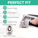 Lubise 8Pcs Carbon Filters Compatible with LR 3,Replacement Activated Charcoal Filters for Litter Box Carbon Premium Filters,Thickened and Durable,Eliminate Odor and Controls Moisture on Pet's Body