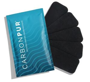 CarbonPur Activated Charcoal Ceiling Fan Filters 5-Pack - Made in USA Air Purifier Filters | Universal Fit | Eliminate Odors, Dust & Pollutants