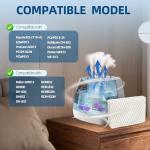 6 Pack WF813 Humidifier Filters Replacement for Equate Eqwf813 Eq-2119-Ul, Relion RCM-832 RCM-832N, ProCare PCCM-832N Cool Mist Humidifier Replacement Filter with 2 Pack Humidifier Tank Cleaners