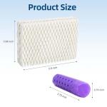 6 Pack WF813 Humidifier Filters Replacement for Equate Eqwf813 Eq-2119-Ul, Relion RCM-832 RCM-832N, ProCare PCCM-832N Cool Mist Humidifier Replacement Filter with 2 Pack Humidifier Tank Cleaners