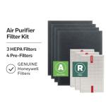 Honeywell HEPA Air Purifier Filter Replacement Kit for HPA300, HPA3300, HPA5300, HPA8350 series Air Purifiers, Value Combo Pack Includes 3 HEPA R & 4 A Carbon Pre-Cut Pre-Filters