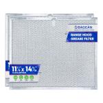 Bagean Stove Hood Vent Filter 11.8" x 14.3" BPS1FA30 - Compatible with NuTone Allure & Broan Range Hood Filter Replacement 99010299 - Fits QS1 QS2 30" Hoods - Blocks Grease & Filters Oven Air (2-Pk)