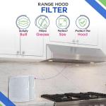 Bagean Stove Hood Vent Filter 11.8" x 14.3" BPS1FA30 - Compatible with NuTone Allure & Broan Range Hood Filter Replacement 99010299 - Fits QS1 QS2 30" Hoods - Blocks Grease & Filters Oven Air (2-Pk)