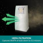 Kenmore IB600 HEPA Replacement Intuition Upright Vacuum Cleaner Bags for BU4022, BU4020, BU4018, BU4050, BU3040,White