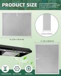 2-Pack for Allure Range Hood Filter 11-3/4" x 14-1/4" for B-roan Range Hood 30-Inch wide QS Series Replaces BPS2FA30 99010299 99010305 AP3378953 Filter by AMI PARTS