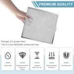 99010316 Range Hood Grease Filter 11 1/4" x 11 3/4" Compatible with b-roan Nu-tone Ken-more Stove Replace S99010316, WA65AF, NTK7450000, 990721400, 990721400A (2 Pack) by AMI PARTS