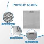 WA0575 Range Hood Filter 14-3/8" x 13-1/2" Compatible with Vissani 30-inch Pyramid or Wall Mount Range Hood, 5-Layer Aluminum Mesh Vent Filter (2 Pack)