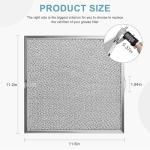 99010316 Range Hood Grease Filter 11 1/4" x 11 3/4" Compatible with b-roan Nu-tone Ken-more Stove Replace S99010316, WA65AF, NTK7450000, 990721400, 990721400A (2 Pack) by AMI PARTS