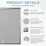 99010316 Range Hood Grease Filter 11 1/4" x 11 3/4" Compatible with b-roan Nu-tone Ken-more Stove Replace S99010316, WA65AF, NTK7450000, 990721400, 990721400A (2 Pack) by AMI PARTS