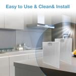 WA0575 Range Hood Filter 14-3/8" x 13-1/2" Compatible with Vissani 30-inch Pyramid or Wall Mount Range Hood, 5-Layer Aluminum Mesh Vent Filter (2 Pack)