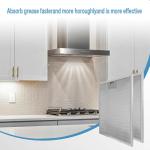 WA0575 Range Hood Filter 14-3/8" x 13-1/2" Compatible with Vissani 30-inch Pyramid or Wall Mount Range Hood, 5-Layer Aluminum Mesh Vent Filter (2 Pack)