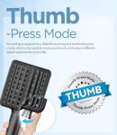 MakeFit Filtered Shower Head Black - 6 Modes High Pressure Handheld Shower Head with Filter Mineral Beads, Detachable Handheld Showerhead Set with Stainless Steel Hose and Shower Arm Bracket