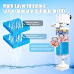 Aquarium Filter for 40-70 Gallons Tank, 225GPH Fish Tank Filters with Oxygenation, Wavemaker & Impurity Isolation, Multi-Functional Circulation System