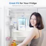 Waterdrop Water Filter Pitcher, 200-Gallon Long-Life, Countertop NSF Certified Water Purifier, Replaces 6,400 Plastic Water Bottles a Year, Reduces Chlorine, PFOA/PFOS, 7-Cup, Blue