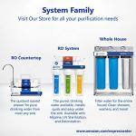 Express Water EZRO5 Countertop Reverse Osmosis Water Filtration System, Simple Set Up Faucet Filter, White