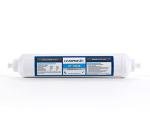 Hydronix ICF-10Q38 Inline Reverse Osmosis Post, Fridge & Ice Coconut GAC Water Filter 2000 Gal, 3/8" Quick Connect