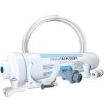 PureWater Filters Inline Water Filter Kit for Ice Maker with 1/4-Inch Direct Quick-Connect Fittings, Tubing and a T-Connector