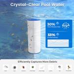 Future Way CC1500e Pool Filter Cartridge Replacement for Hayward XStream CC1500, Replace Hayward CCX1500RE, Pleatco PXST150, Unicel C-8316, 150 sq.ft