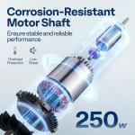 VIVOHOME 2087 GPH Sand Filter Pump for Above Ground Pools up to 4,600 Gallons, 7-Way Valve with 22 lb Sand Capacity, Heavy-Duty Rust-Resistant Housing