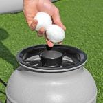 Bestway 1,500 Gallon Sand Filter Pump for 300 to 11,200 Gallon Above Ground Outdoor Swimming Pools with ChemConnect Clean Water Dispenser