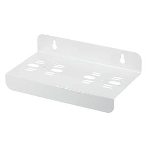 MECCANIXITY Water Filter Housing Bracket for 10 Inch 2 Stage Whole House Mounting Bracket for Kitchen White