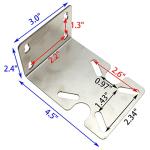 OZXNO Metal Housing Fixed Bracket for 10" and 20" Water Filter Housing Stainless Steel Water Filter Housing Bracket(Sliver)
