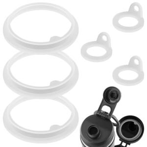 Tinoaly 6pcs Gasket Replacement for TAKEYA Actives, Silicone Sealing O Ring Leak-Proof Water Bottle Lid Seal Parts Compatible with 18oz, 22oz, 24oz, 32oz, 40oz Water Bottles