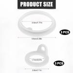 Tinoaly 6pcs Gasket Replacement for TAKEYA Actives, Silicone Sealing O Ring Leak-Proof Water Bottle Lid Seal Parts Compatible with 18oz, 22oz, 24oz, 32oz, 40oz Water Bottles