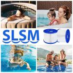SLSM Screw-in Hot Tub Filter Cartridges Replacement for All RELXTIME, ALEKO, Wejoy, Aquaspa Spa,Clever Spa Filter,Threaded Filter for Inflatable Hot Tubs & Massage Pools (8 Pack)