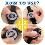 Xthrotsenk 200Pcs O Ring Watch Gasket Kit Assorted Watch Back Gasket Rubber Watches Sealing Ring 0.5/0.6 16-30mm Rubber Seal Washers Set Replacement O Rings for Watches Repair, 18 Sizes