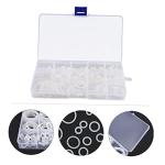 FUNOMOCYA 95Pcs Nylon O-Ring Set - Sealing Gasket Kit with Multiple Sizes to for Plumbing and Hydraulic Repairs