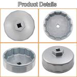 Ibetter Heavy Duty 74mm 14 Flutes Oil Filter Wrench For Volkswagen, Mercedes Benz, VW, Audi, Porsche, Mazda, Sprinter, Select Mobil1, Bosch and Mahle