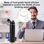 Tinoaly 6pcs Gasket Replacement for TAKEYA Actives, Silicone Sealing O Ring Leak-Proof Water Bottle Lid Seal Parts Compatible with 18oz, 22oz, 24oz, 32oz, 40oz Water Bottles