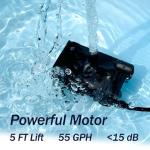 Automatic Small Sump Pump with Water Sensor, 5 FT Lift 55 GPH 115V/230V Mini Condensate Pump with Float Switch, Water Removal for Dehumidifier, Air Conditioner, Ice Maker, Basement, Auto On Off
