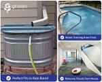 Green Expert 1/3HP Submersible Sump Pump with Unique Flow Sensor Switch Last-inch Water Drainage for Flooded Basement Backyard Pool Hot Tub Rain Barrel Easy to Use Backup Drain Pump 25-Foot Power Cord