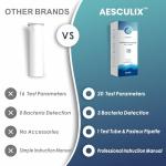 20 in 1 Water Tester for Drinking Water, Well Water Testing Kit, Suitable for Household Tap Water, Natural Water Quality Testing, Can Detect Water Hardness, Chlorine, Lead, Ph, Etc. (123 Test Strips)