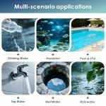 20 in 1 Water Tester for Drinking Water, Well Water Testing Kit, Suitable for Household Tap Water, Natural Water Quality Testing, Can Detect Water Hardness, Chlorine, Lead, Ph, Etc. (123 Test Strips)