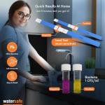 Watersafe The Original Water Testing Kit for Drinking Water, Well and Tap Water, Sensitive Lead in Water Test, Bacteria, Hardness, pH, Nitrates, Easy Instructions, Lab-Accurate Results, 1 Kit