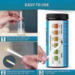 Water Hardness Test Kit - Quick and Accurate Water Hardness Test Strips - Hard Water Test Kit with eBook - Ultimate Test Kit for Water Hardness - 150 Water Softener Test Strips by JNW Direct