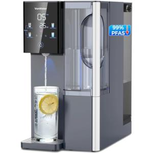 VonWater 7-Stage Countertop Reverse Osmosis Water Filter System, 528 Gallons RO Water Filtration with Portable Pitcher, NSF/ANSI 372,53,42,58, Reduce TDS PFAS, 5 Volumes, 3:1 Pure to Drain CT910