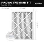Komashr 14x18x1 MERV 8 Air Filters (2-Pack)