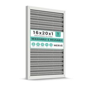 16x20x1 Reusable Washable MERV 8 Air Filter