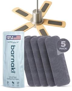Barnakl Ultra Fresh Ceiling Fan Filters (5-Pack)
