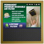 CARTER Gold MERV 8 Washable HVAC Filter 16x25x1