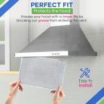 Bagean Stove Hood Vent Filter 2-Pack 11.81"x17.32