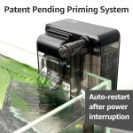 NICREW Slim Quiet Aquarium Filter for 5 Gallons