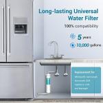 AQUACREST Inline Water Filter for Refrigerator & Ice Maker
