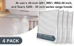 BPS1FA30 Range Hood Grease Filter 2-Pack