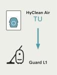 Miele HyClean Air TU Vacuum Bags XL Pack of 8